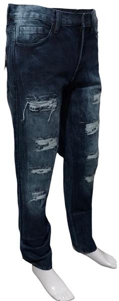 ^SOUTHPOLE^ (DARK SAND BLUE) RIPPED DENIM FOFR MEN (34'' x 32'')