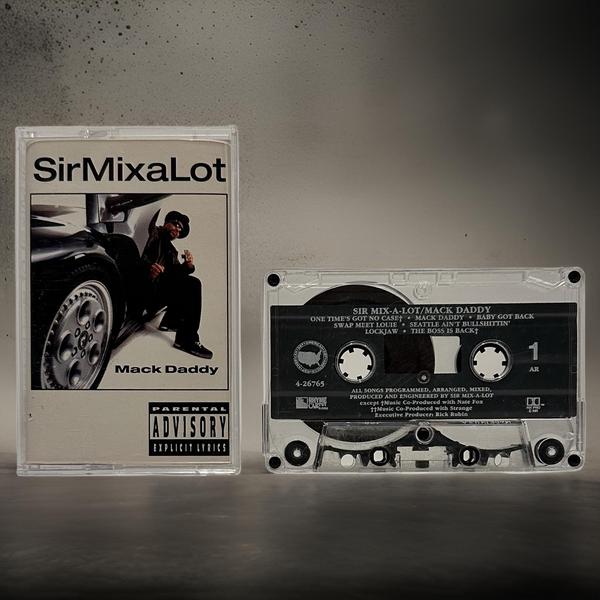 •SIR-MIX-A-LOT ~ MACK DADDY• ~1992 OG PRESSING~ (CASSETTE TAPE)