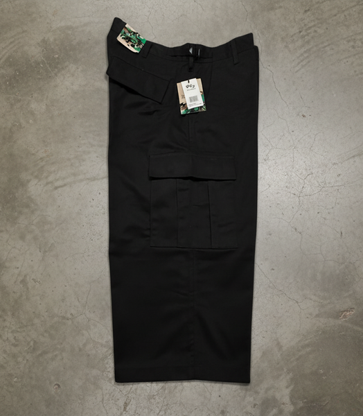 *ROYAL BLUE* (BLACK) ~CHOLO~ ANKLE BURNER STYLE SHORTS (LOW-LOW) (Cargo)