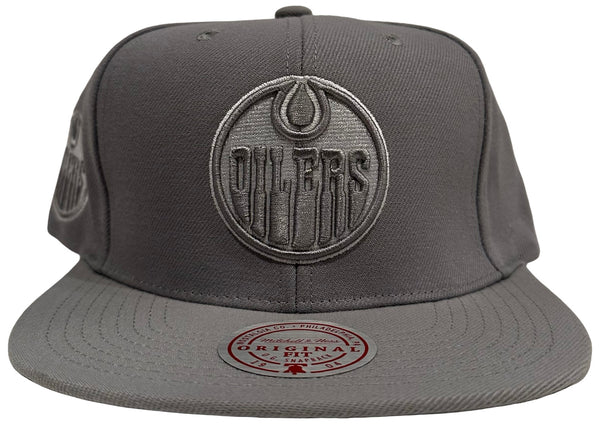 *Edmonton Oilers* snapback hats by Mitchell & ness