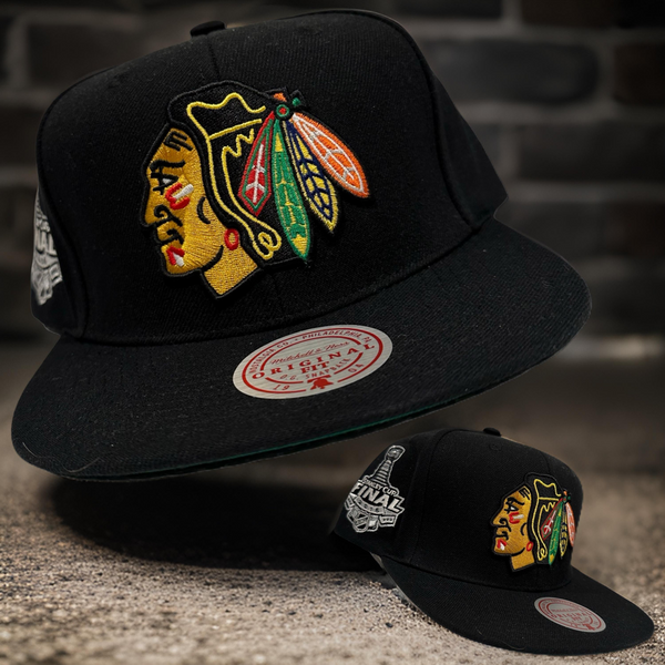 *Chicago Blackhawks* snapback hats by Mitchell & Ness