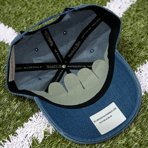 *DETROIT LIONS* Strapback hat by Mitchell & Ness (Dad Hat Fit)