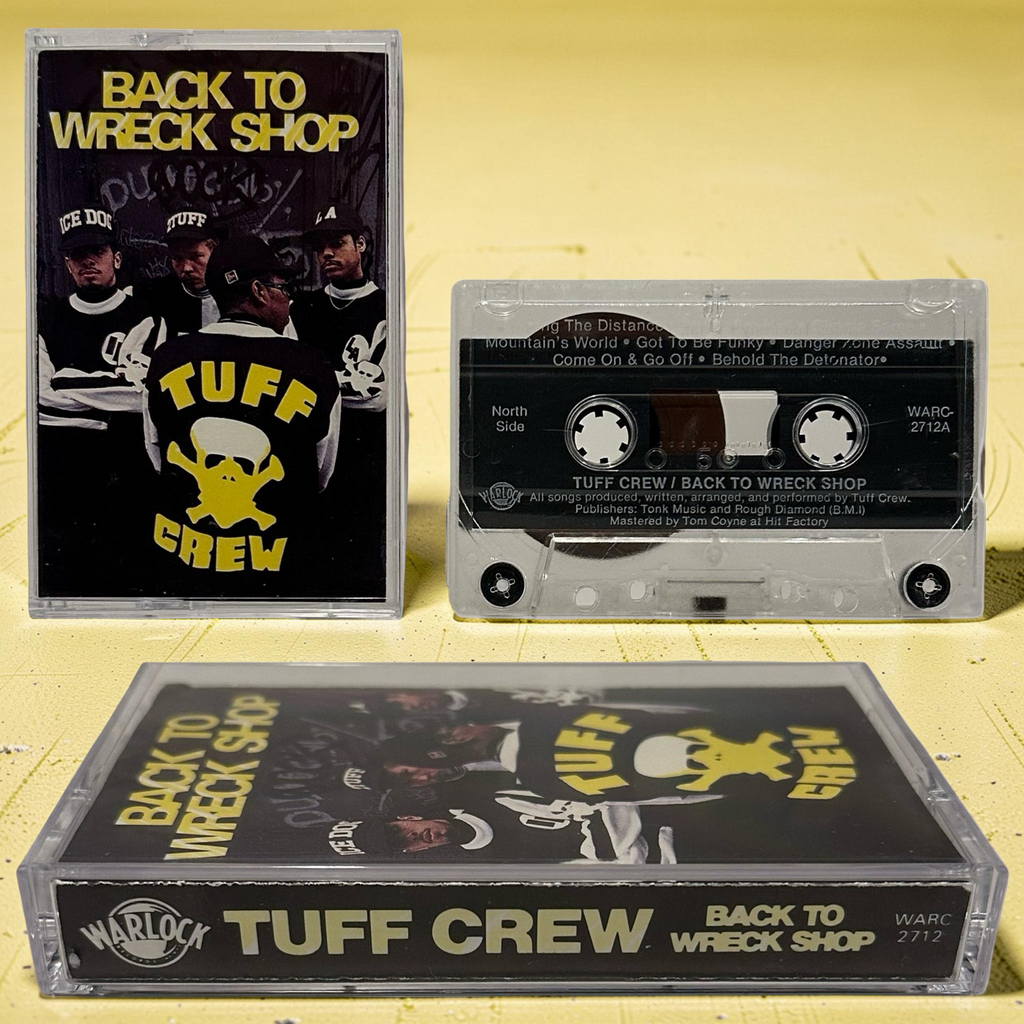 •TUFF CREW ~ BACK TO WRECK SHOP• ~1989 OG PRESSING~ (CASSETTE TAPE) (1)