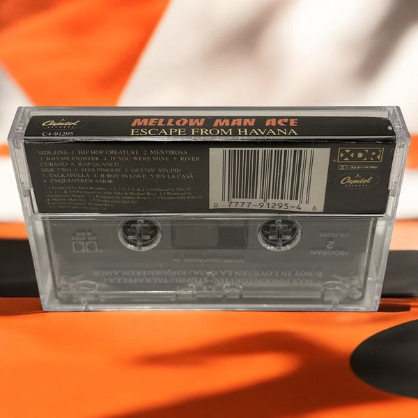 •MELLOW MAN ACE ~ ESCAPE FROM HAVANA• ~1989 OG PRESSING~ (CASSETTE TAPE) (2)