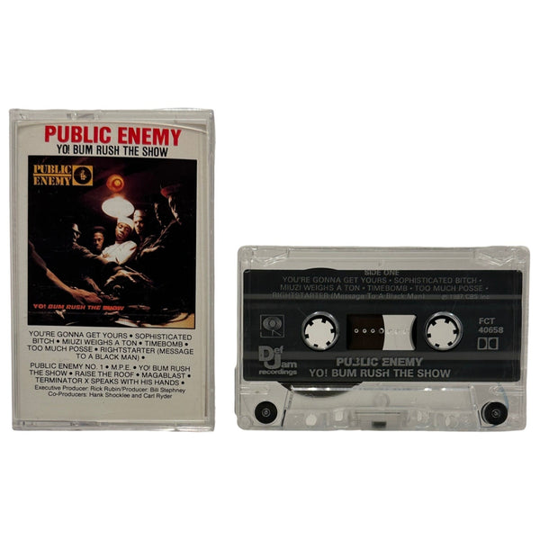 •PUBLIC ENEMY - YO! BUM RUSH THE SHOW• ~1987 OG PRESSINGS~ (CD & CASSETTE TAPE)