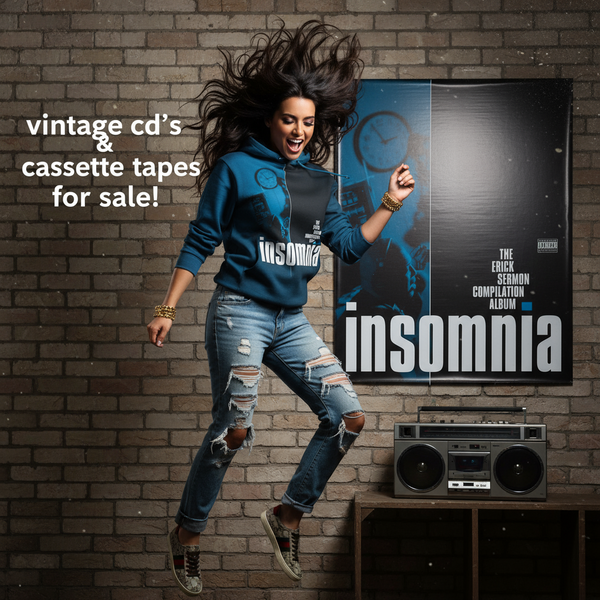 •INSOMNIA - THE ERICK SERMON COMPILATION ALBUM• ~1996 OG PRESSINGS~ (CD & CASSETTE TAPE)