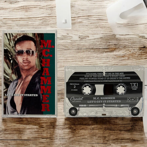 •M.C. HAMMER - LET’S GET IT STARTED• ~1988 OG PRESSING~ (CASSETTE TAPE)