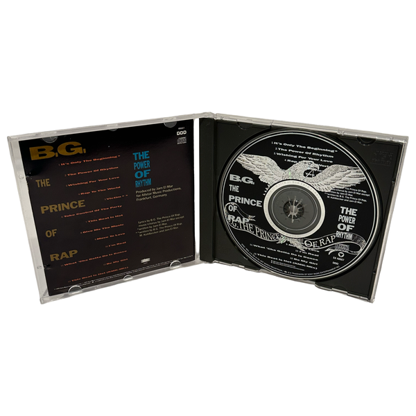 •B.G. THE PRINCE OF RAP - THE POWER OF RHYTHM• ~1991 OG PRESSINGS~ (CD & CASSETTE TAPE)