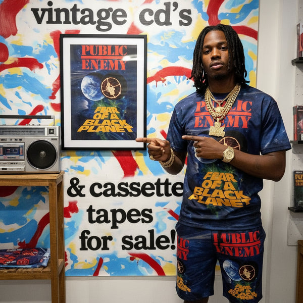 •PUBLIC ENEMY ~ FEAR OF A BLACK PLANET• ~1990 OG PRESSING~ (CASSETTE TAPE)