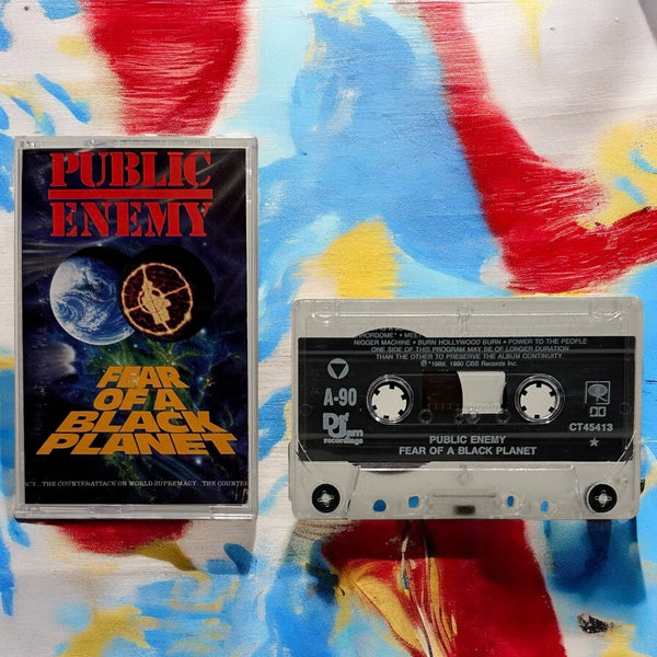 •PUBLIC ENEMY ~ FEAR OF A BLACK PLANET• ~1990 OG PRESSING~ (CASSETTE TAPE)