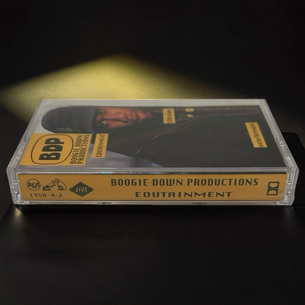 •BOOGIE DOWN PRODUCTIONS ~ EDUTAINMENT• ~1990 OG PRESSING~ (CASSETTE TAPE) (3)