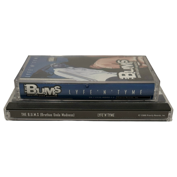 •THE B.U.M.S. - LYFE ‘N’ TYME• ~1995 OG PRESSINGS~ (CD & CANADIAN BLACK SHELL CASSETTE TAPE)