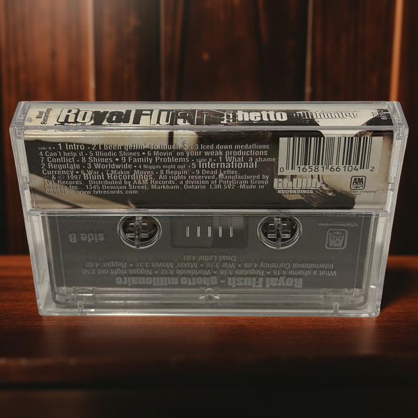 •ROYAL FLUSH - GHETTO MILLIONAIRE• ~1997 OG CANADIAN PRESSING~ (CASSETTE TAPE)