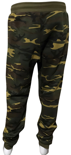 ^CHIEFIN’^ ~ADI-FEATHER~ (MILITARY CAMOUFLAGE) EMBROIDERED JOGGER SWEATPANTS