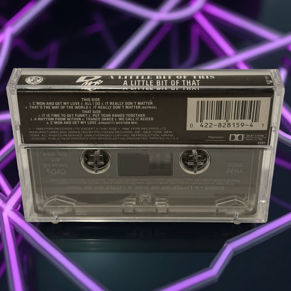 •D-MOB - A LITTLE OF THIS, A LITTLE OF THAT• ~1989 OG PRESSING~ (CASSETTE TAPE)