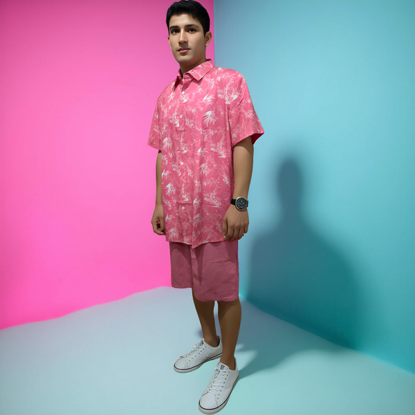 •PINK FLORAL MATCHING CASUAL SETS• ~Lightweight summer casual wear~