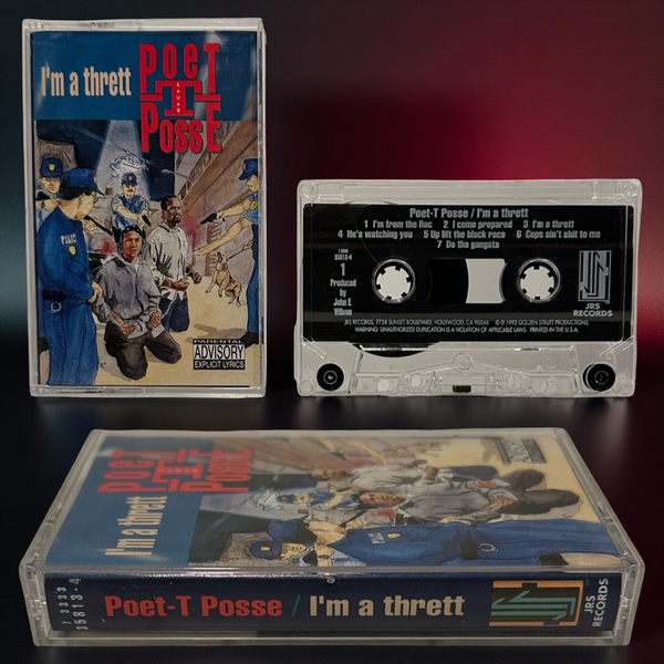 •POET-T POSSE - I’M A THRETT• ~1992 OG PRESSING~ (CASSETTE TAPE)