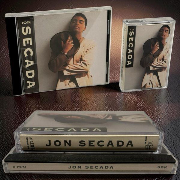 •JON SECADA ~ JON SECADA• ~1992 OG CANADIAN PRESSINGS~ (CD & CASSETTE TAPE)