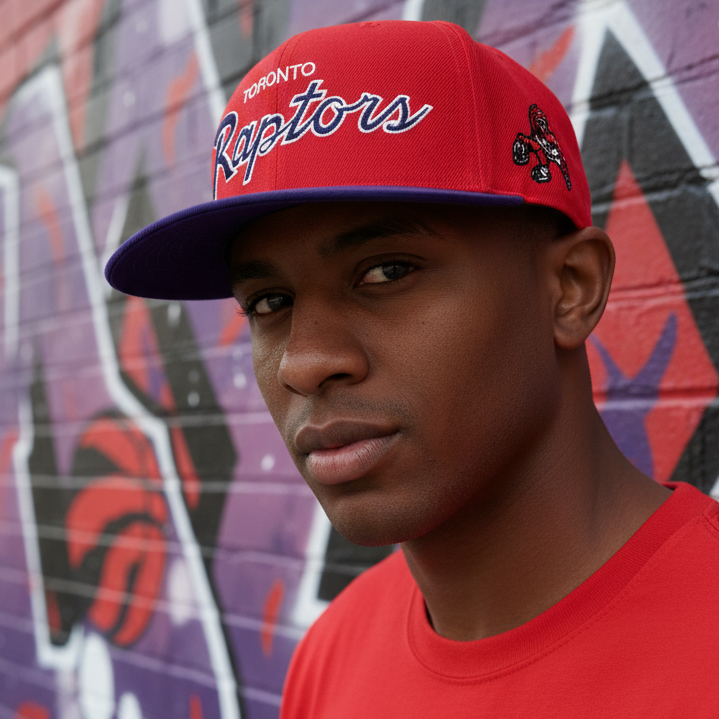 *TORONTO RAPTORS* Pro Crown Fit Snapback Hats by Mitchell & Ness