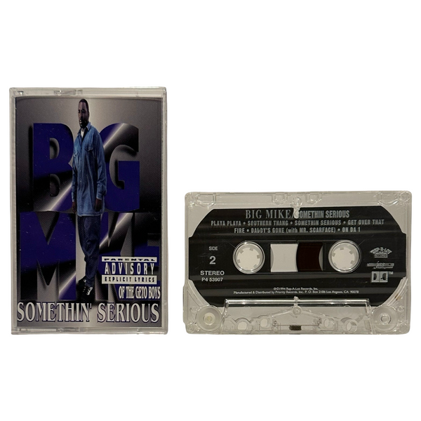 •BIG MIKE - SOMETHIN’ SERIOUS• ~1994 OG PRESSINGS~ (CD & CASSETTE TAPE)