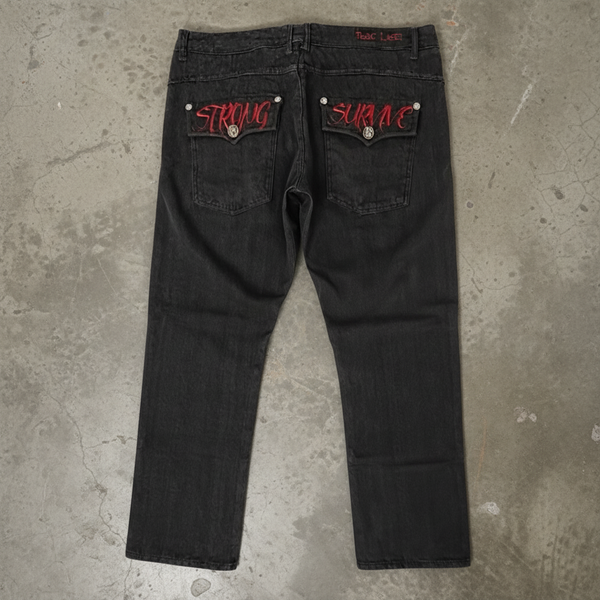 *Black Label Denim Jeans* (42” Waist 32” Inseam)