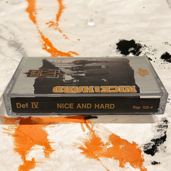 •DEF IV - NICE AND HARD• ~1988 OG PRESSING~ (CASSETTE TAPE)