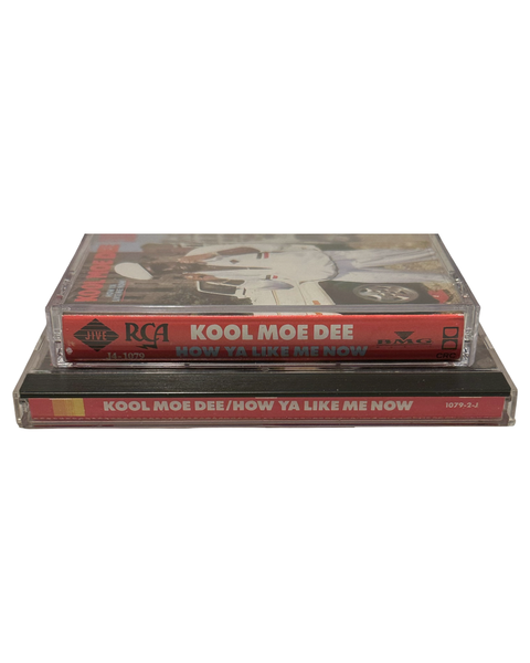 •KOOL MOE DEE - HOW YA LIKE ME NOW• ~1987 OG PRESSINGS~ (CD & CASSETTE TAPE)