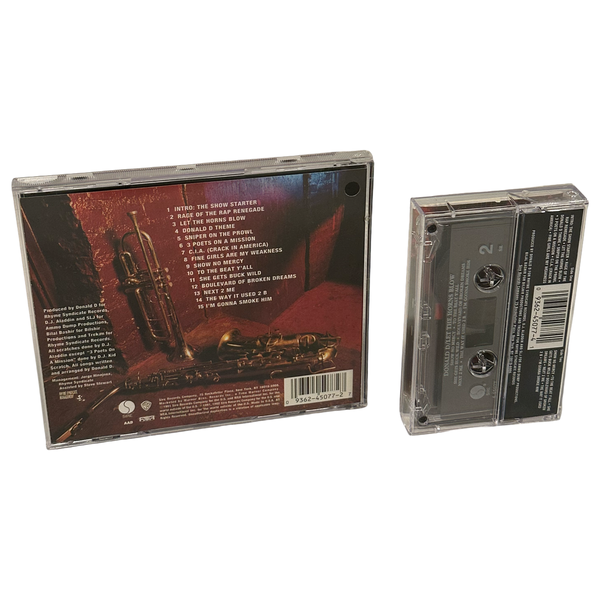 •DONALD D - LET THE HORNS BLOW• ~1992 OG PRESSINGS~ (CD & CASSETTE TAPE)