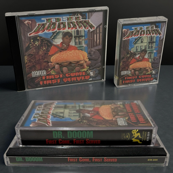 •DR. DOOOM - FIRST COME, FIRST SERVED• ~1999 OG PRESSINGS~ (CD & CASSETTE TAPE)