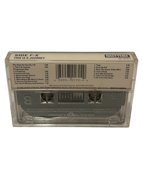•SIDE F-X - THIS IS A JOURNEY• ~1990 OG PRESSINGS~ (CASSETTE TAPE)