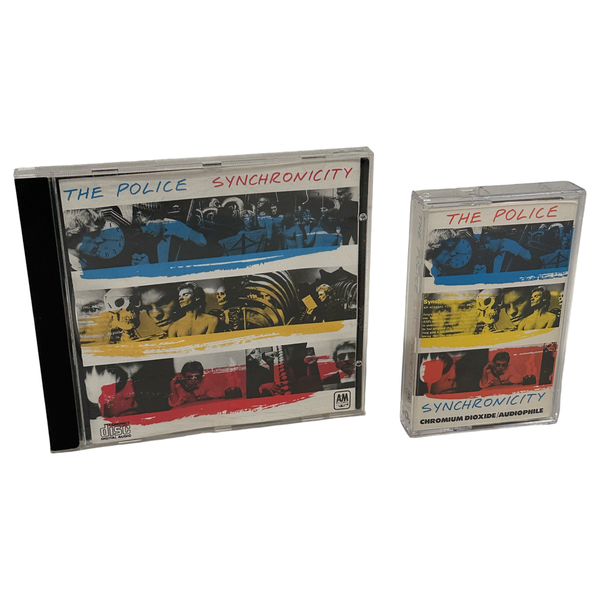 •THE POLICE - SYNCHRONICITY• ~1983 OG CANADIAN REPRESSINGS~ (CD & CASSETTE TAPE)