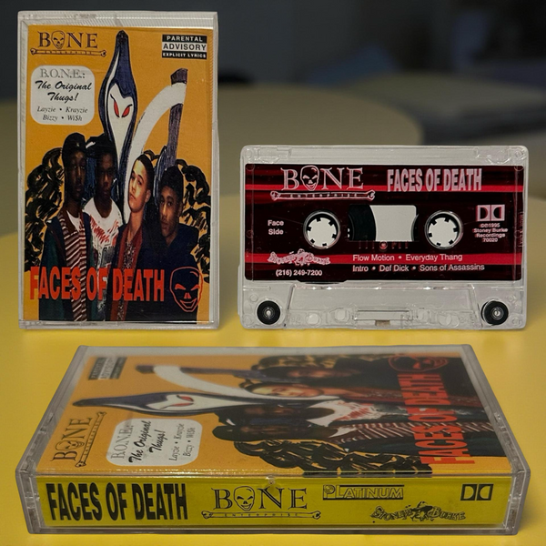 •BONE ENTERPRISE - FACES OF DEATH• ~1993 OG REPRESSING~ (CASSETTE TAPE)