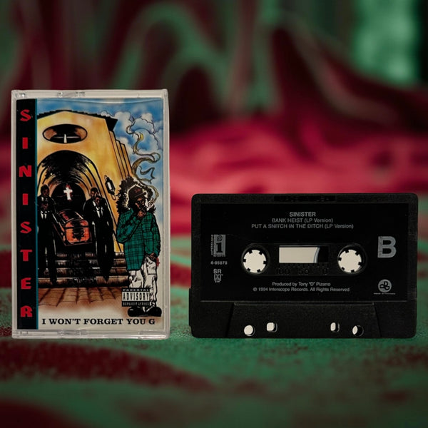 •SINISTER - I WONT FORGET YOU G• ~1994 OG PRESSING~ (MAXI-SINGLE CASSETTE TAPE)