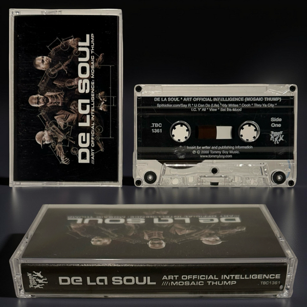 •DE LA SOUL - ART OFFICIAL INTELLIGENCE ///:MOSAIC THUMP• ~2000 OG PRESSING~ (CASSETTE TAPE)