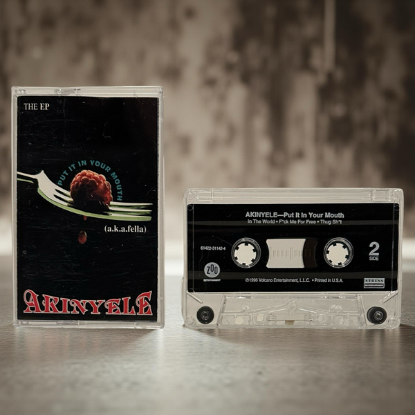 •AKINYELE - PUT IT IN YOUR MOUTH• ~1996 OG EP PRESSING~ (CASSETTE TAPE)