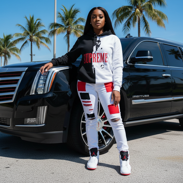 *$UPR3M3 SCARFACE* •HOODIE• (FLEECE LINED)