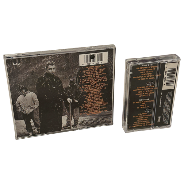 •3RD BASS ~ DERELICTS OF DIALECT• ~1991 OG PROMO WITH BARCODE PUNCH HOLE~ (CD)