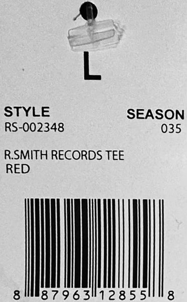 *ROCKSMITH* (RED) ~R.SMITH RECORDS~ SHORT SLEEVE T-SHIRT