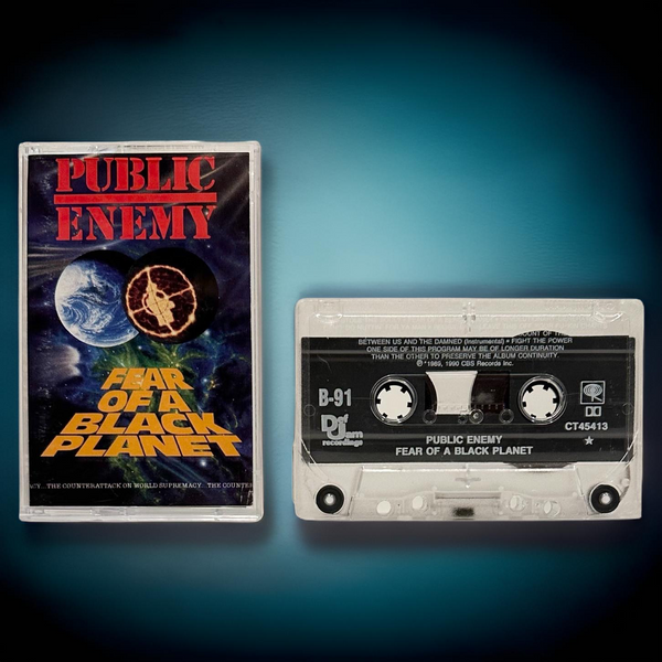 •PUBLIC ENEMY - FEAR OF A BLACK PLANET• ~1990 OG PRESSING~ (CASSETTE TAPE)