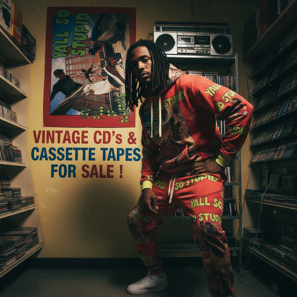 •YALL SO STUPID - VAN FULL OF PAKISTANS• ~1993 OG PRESSING~ (CASSETTE TAPE) (1)