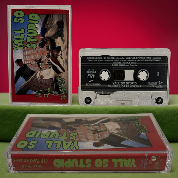 •YALL SO STUPID - VAN FULL OF PAKISTANS• ~1993 OG PRESSING~ (CASSETTE TAPE) (1)