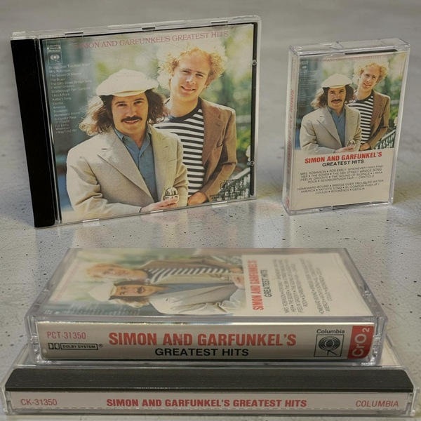 •SIMON AND GARFUNKLE’S ~ GREATEST HITS• ~1972 OG CANADIAN REPRESSINGS~ (CD & CASSETTE TAPE)