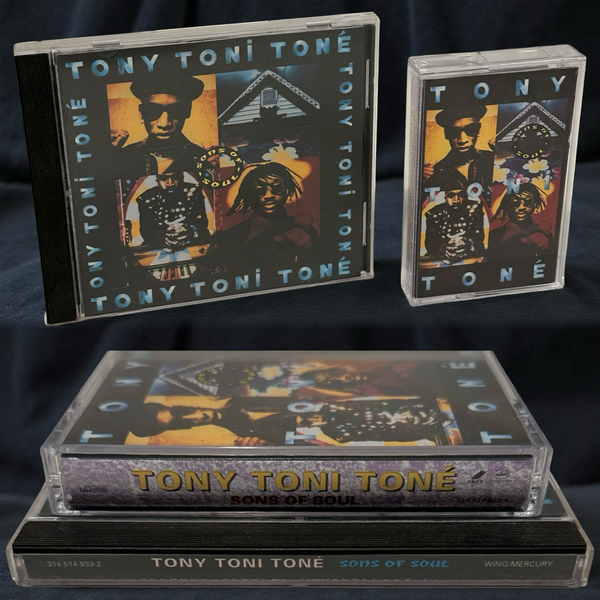 •TONY TONI TONE - SONS OF SOUL• ~1993 OG PRESSINGS~ (CD & CASSETTE TAPE)