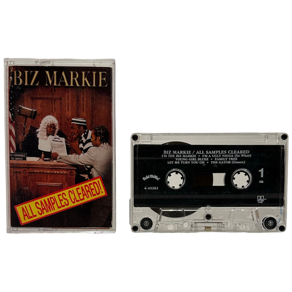 •BIZ MARKIE - ALL SAMPLES CLEARED• ~1993 OG PRESSING~ (CASSETTE TAPE)