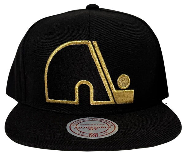 *Quebec Nordiques* snapback hats by Mitchell & Ness