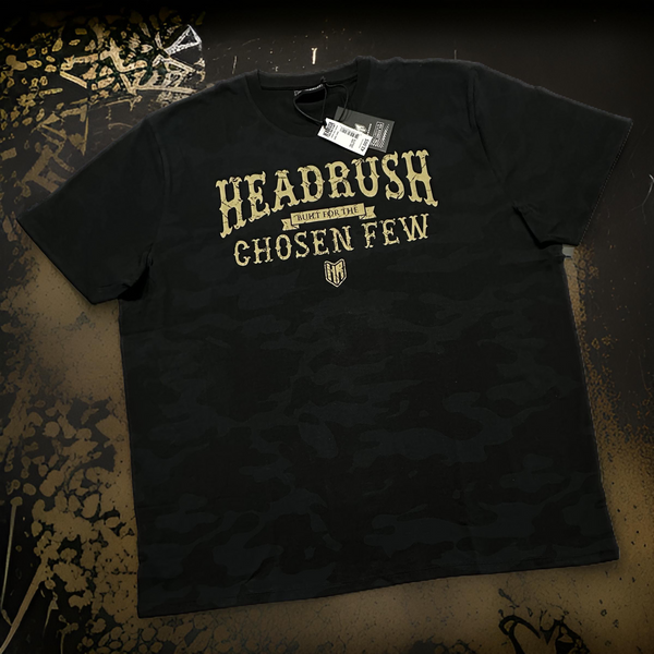 *HEADRUSH* (Dark-Camo) ~Chosen Few~ Short Sleeve T-Shirts