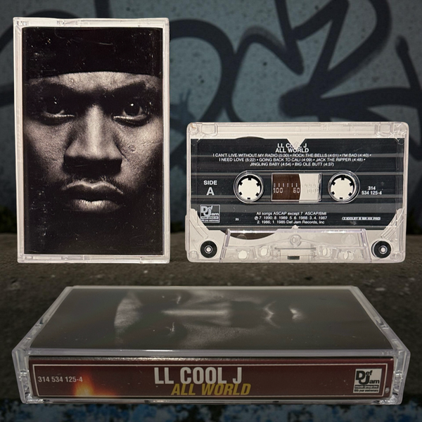 •LL COOL J - ALL WORLD• ~1996 OG PRESSING~ (CASSETTE TAPE)