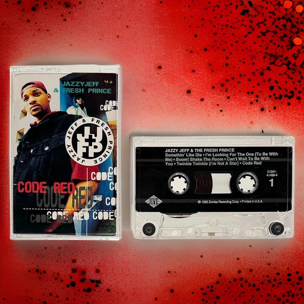 •JAZZY JEFF AND FRESH PRINCE - CODE RED• ~1993 OG PRESSING~ (CASSETTE TAPE)