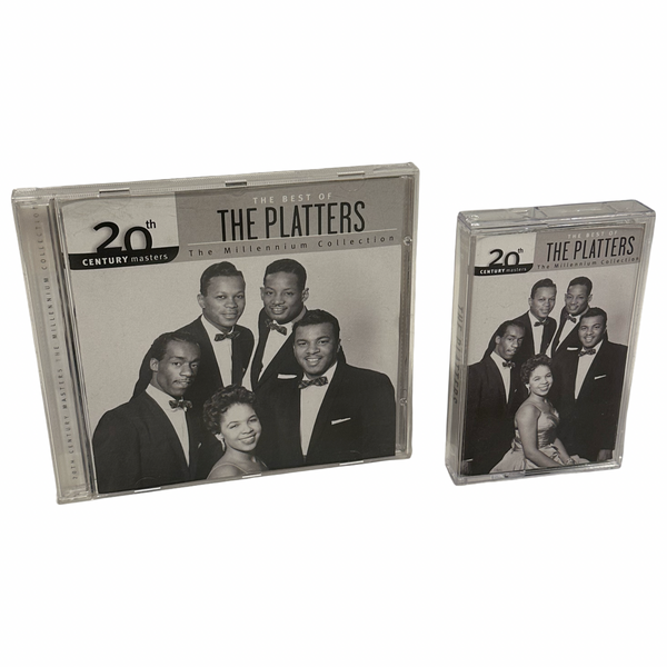 •THE PLATTERS - THE BEST OF• ~1999 MILLENNIUM COLLECTION~ (CD & CASSETTE TAPE)