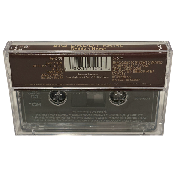 •BIG DADDY KANE - DADDY’S HOME• ~1994 OG PRESSING~ (CASSETTE TAPE)